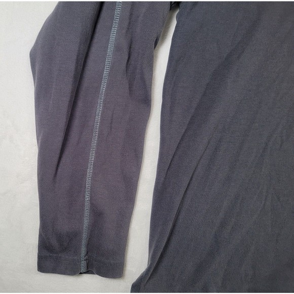 REI Men's Large Polo Shirt 1/4 Button Snap Black Long Sleeve Collared Casual UPF - Picture 4 of 11